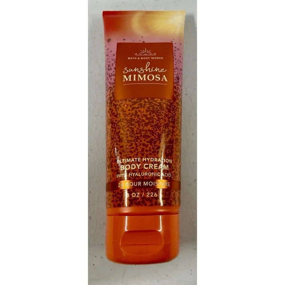 BATH AND BODY WORKS Ultimate Hydration Body Cream 24 Hour 8 oz Sunshine Mimosa
